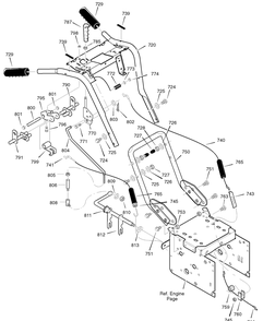 Part Location Diagram of MT578924 Murray ROD, Assembly Right Hand